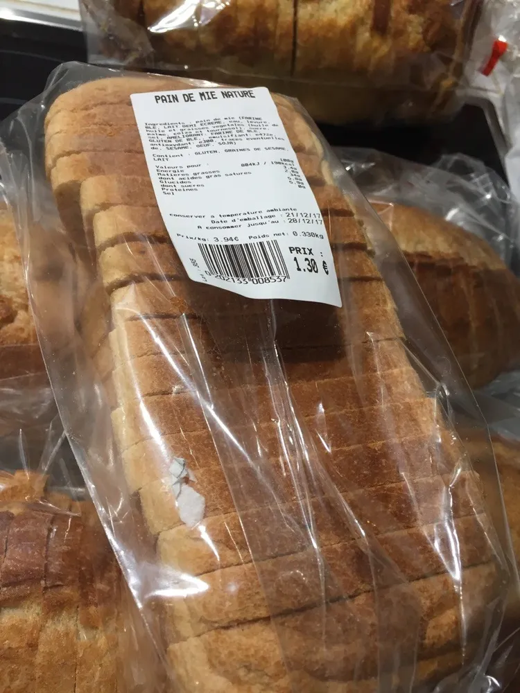 Pain de mie nature