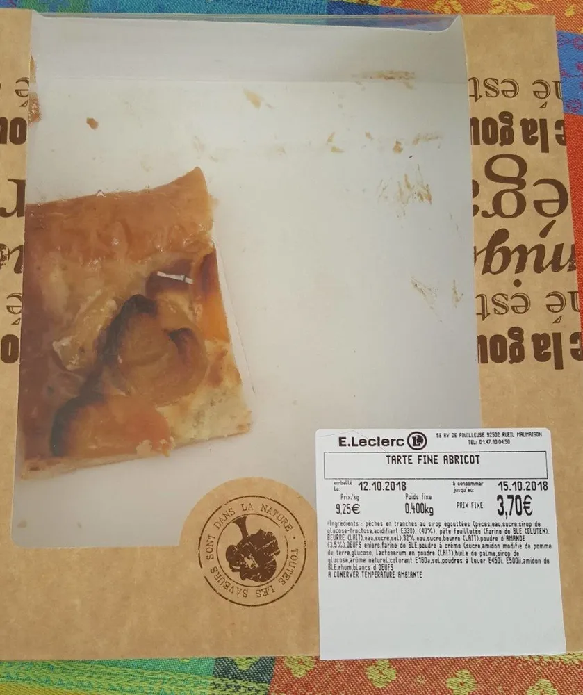 Tarte fine abricot