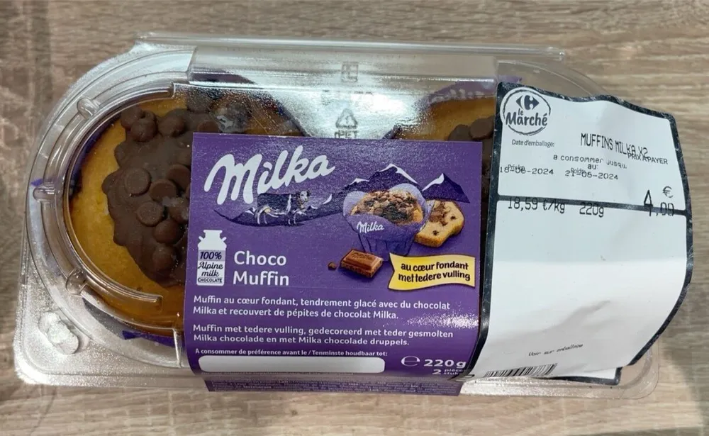 Milka choco muffin