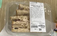 Sandwich pain de mie poulet bacon Paridis