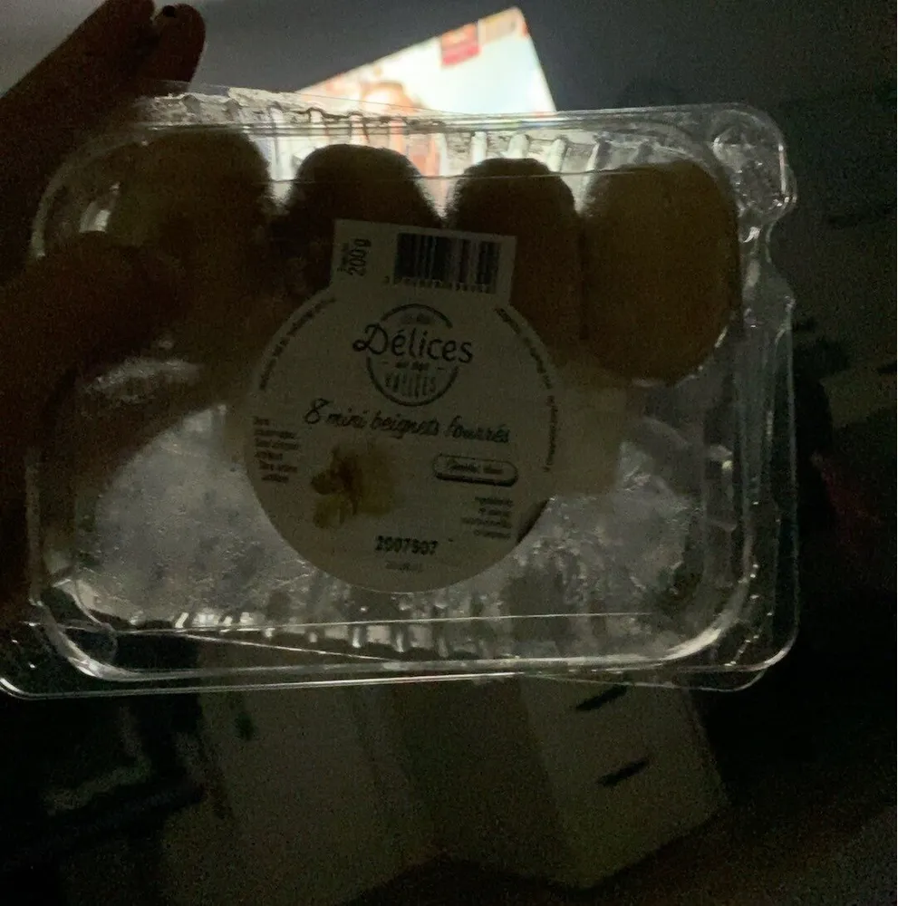 8 mini beignets fourrés