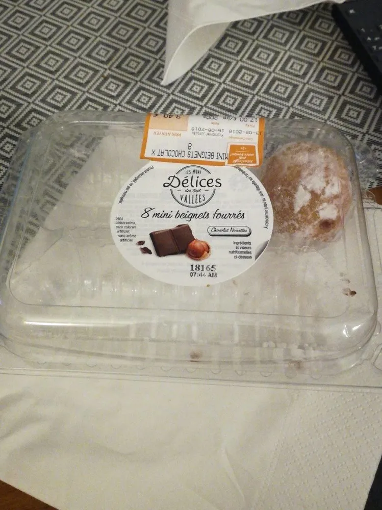 8 Beignets Fouree Chocolat