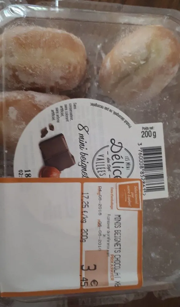 Mini beignets chocolat