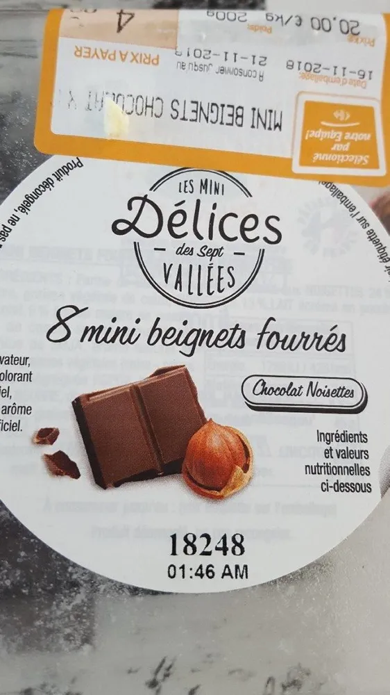 Beignets choco noisettes