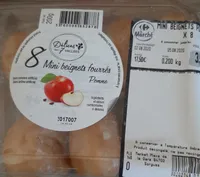 Mini beignets fourrés pomme