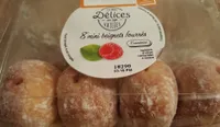 8 mini beignets fourrés