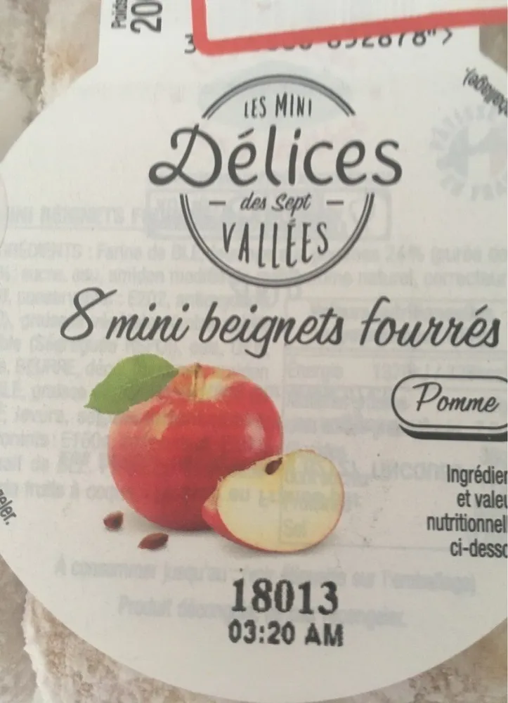 Mini beugnets fourrés