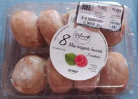 8 Mini beignets fourrés framboise