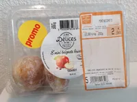 Mini beignets fourrés