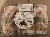 8 mini beignets fourrés