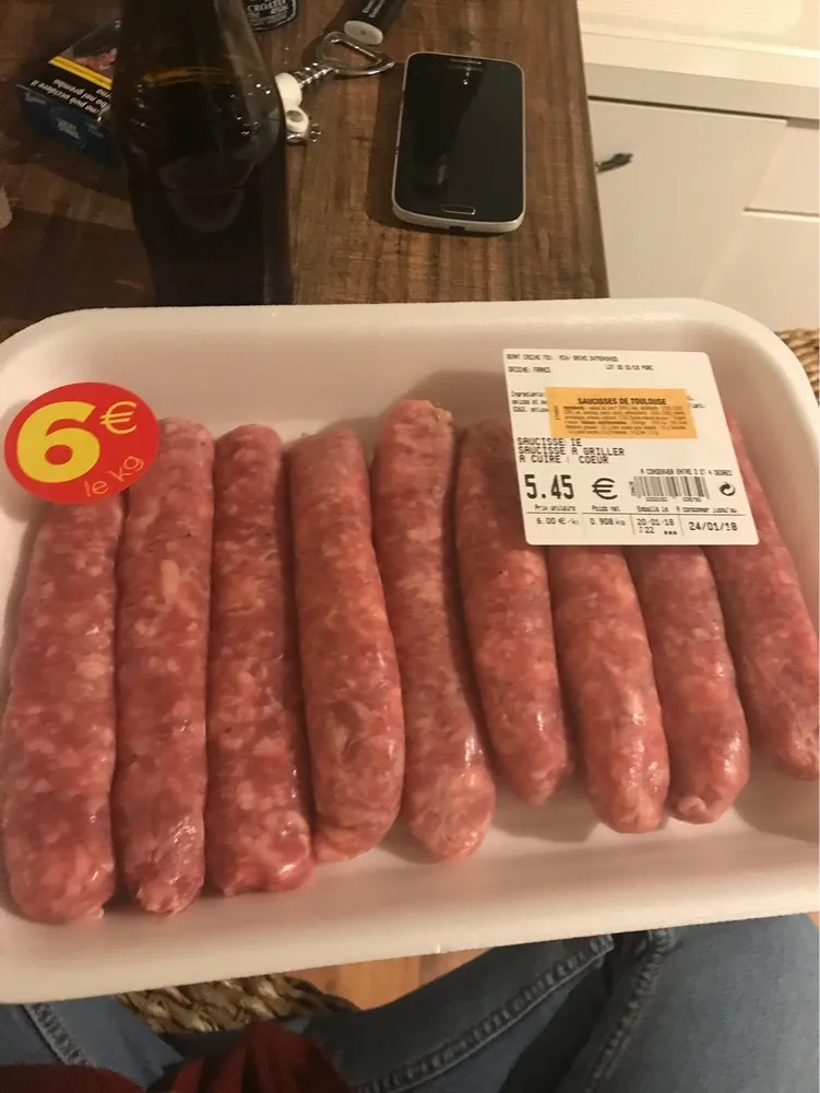 Saucisse de toulouse