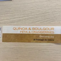 Quinoa & boulgour feta & cranberries