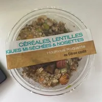 Céréales, lentilles figues & noisettes