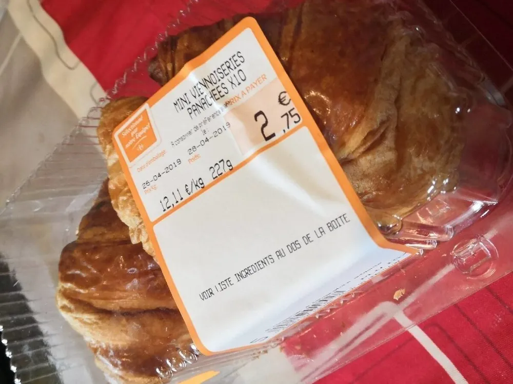Mini viennoiseries panachées x10