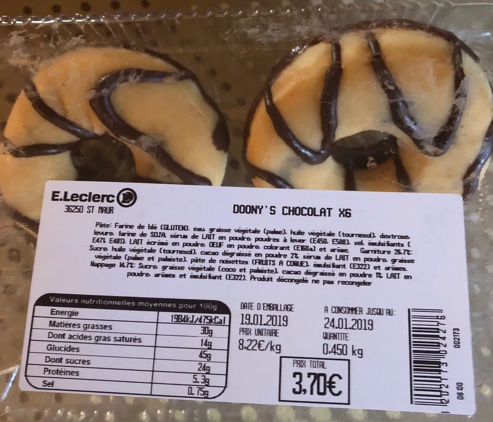 Doony's chocolat