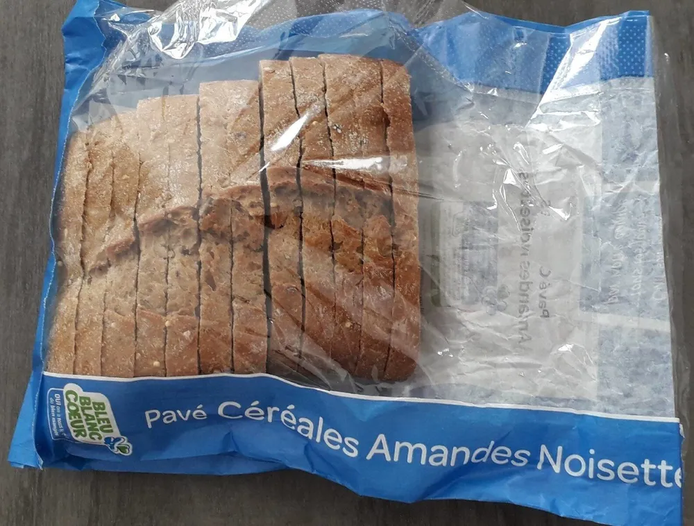 Pavé céréales amandes noisettes