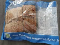 Pavé céréales amandes noisettes