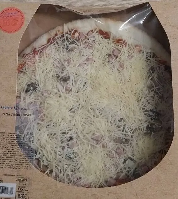 Pizza jambon fromage