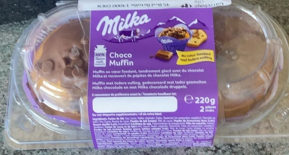 Muffin Milka Fourré x2