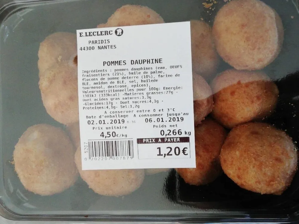 Pommes dauphine