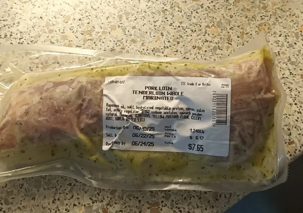 Pork Loin Marinated