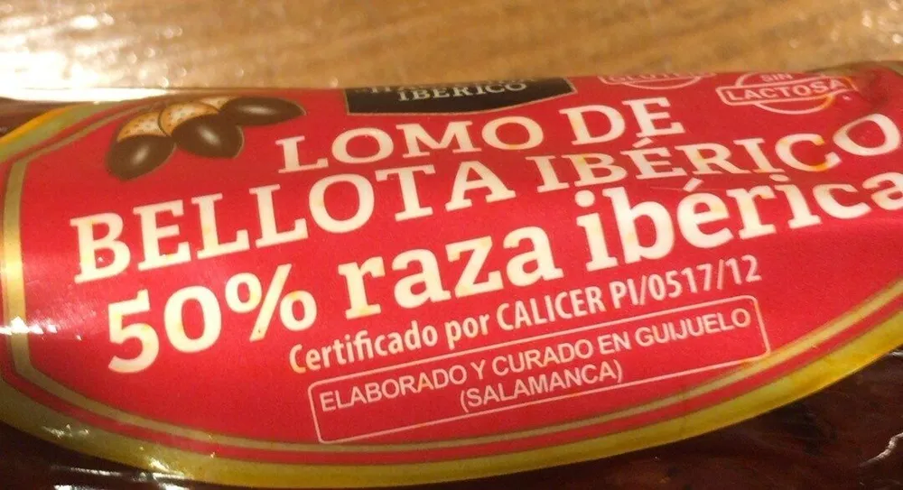Lomo de bellota ibérico