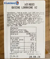 Quiche loraine