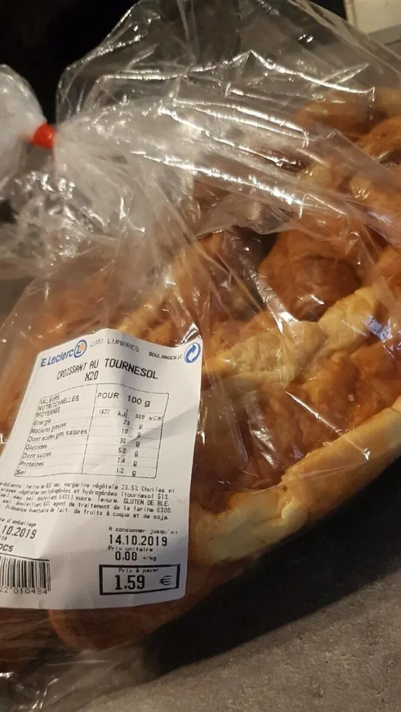 Croissant au tournesol ×20