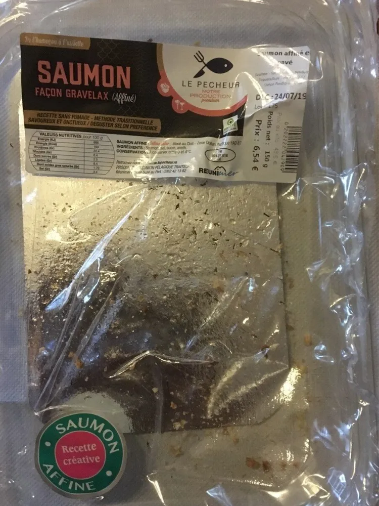 Saumon façon gravelax (affiné)