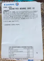 Bûchette, beurre, café