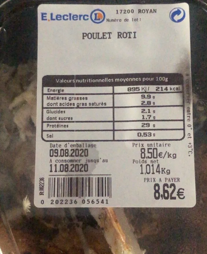 Poulet roti