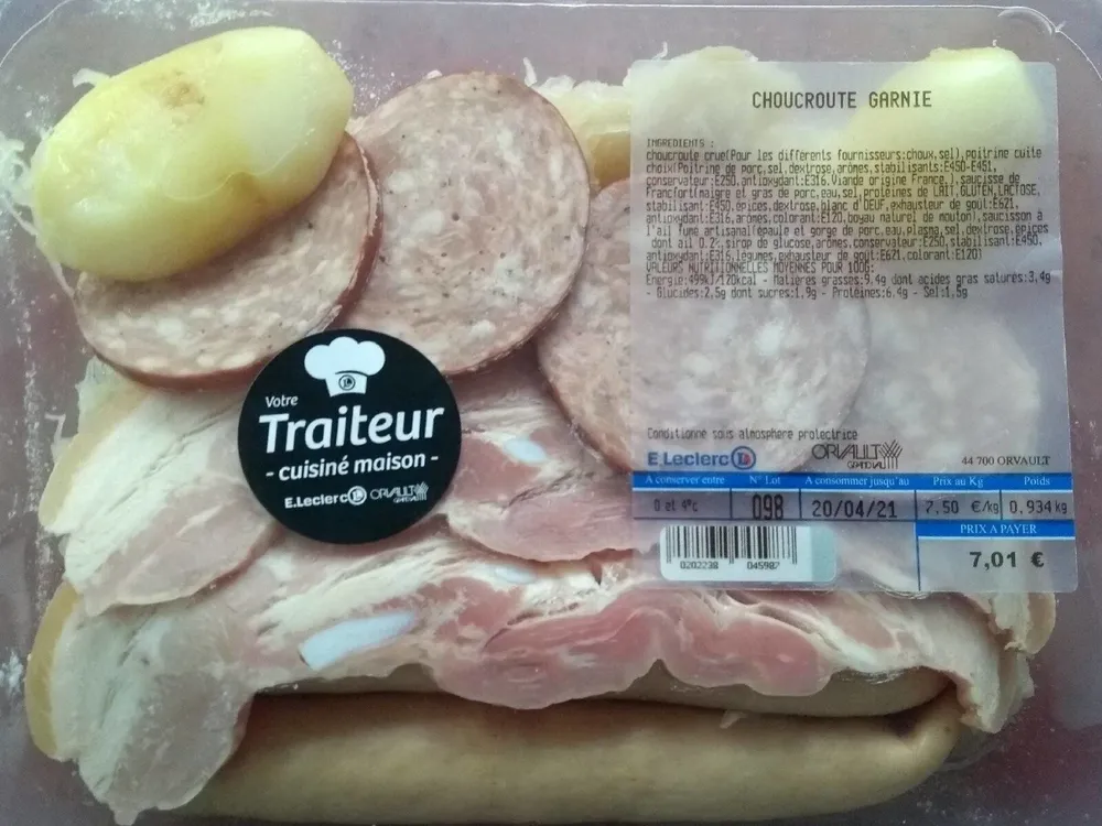 Choucroute garnie
