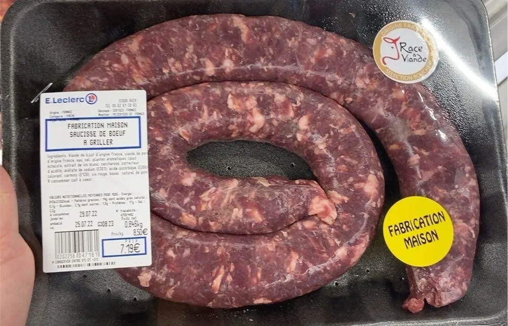 Saucisse de boeuf