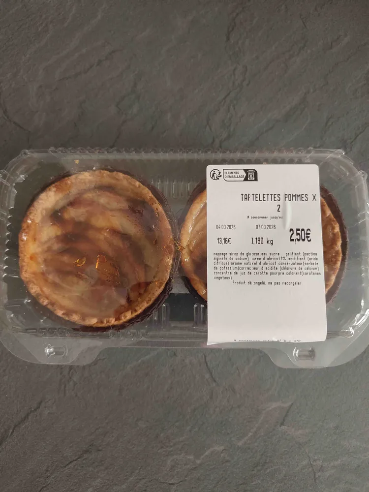 Tartelette sablée à la pomme