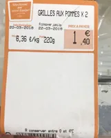 Grillé aux pommes