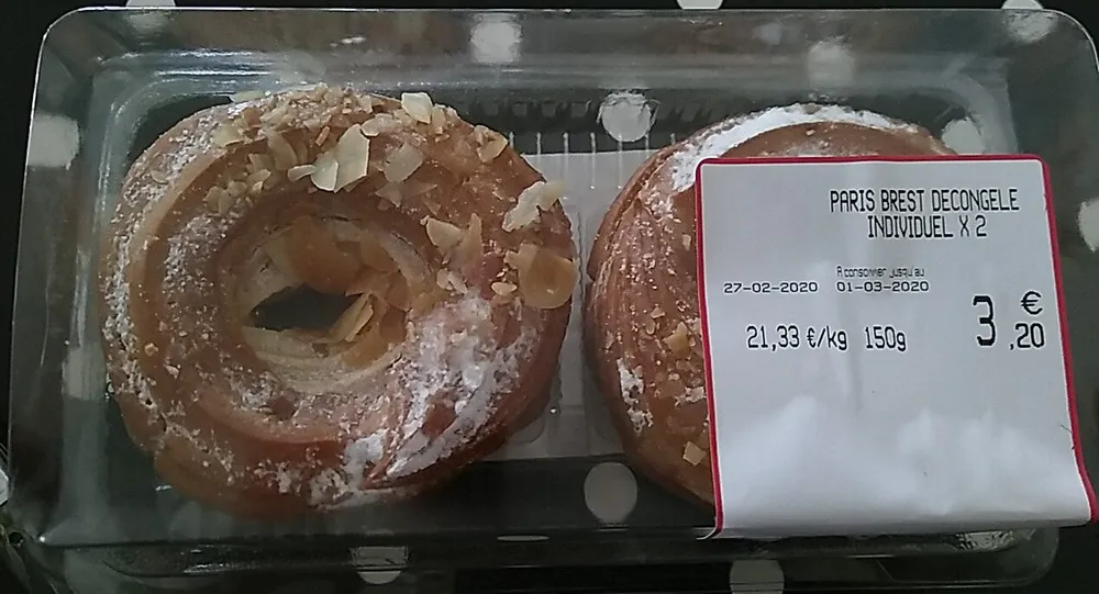 Paris Brest décongelé X 2