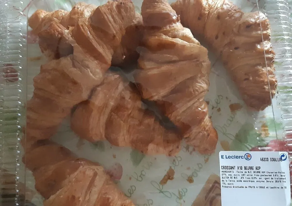 Croissant x10 beurre aop