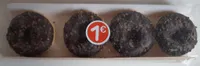 4 mini Donuts nappés goût chocolat