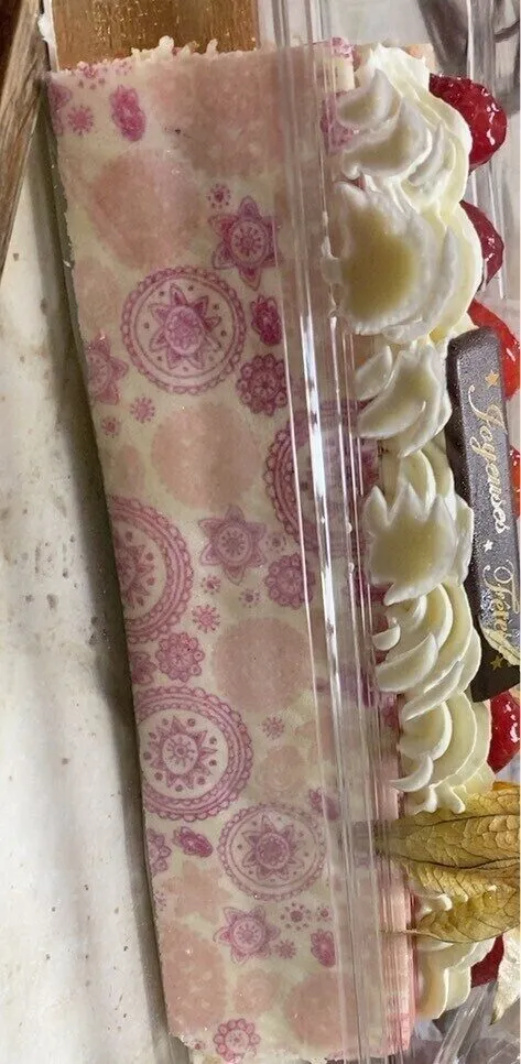 Bûche bavaroise framboise 6P