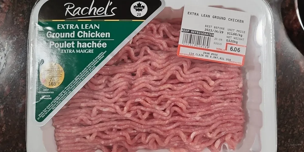 Extra lean ground chicken