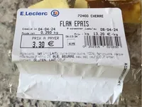 Flan épais
