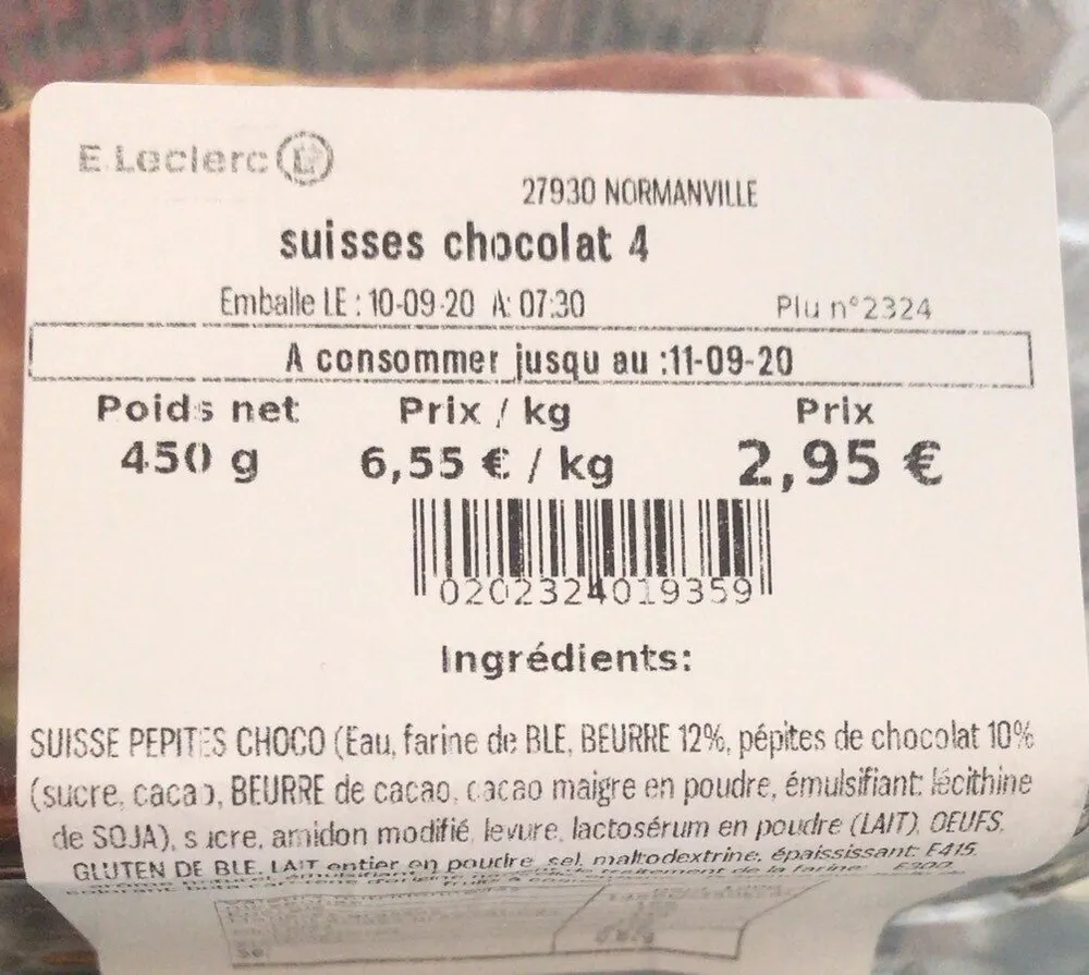 Suisses chocolats