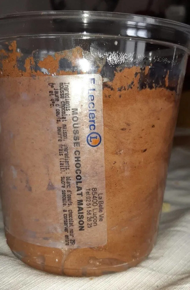 Mousse chocolat maison leclerc