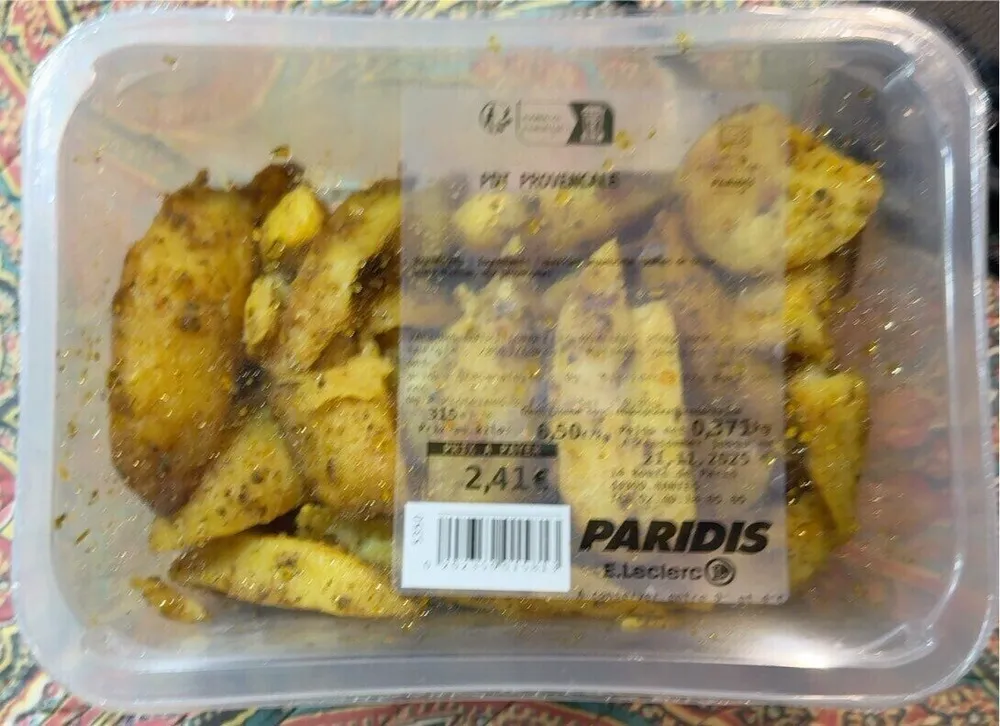 Pommes de terre provençale Leclerc Paridis