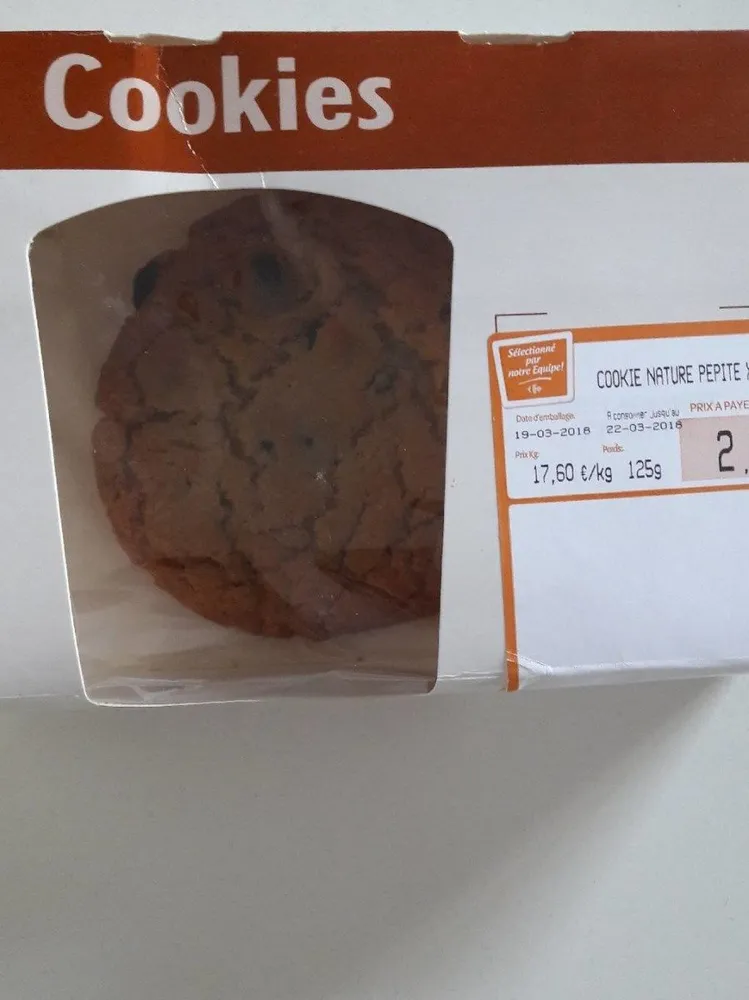 Cookie nature pepite