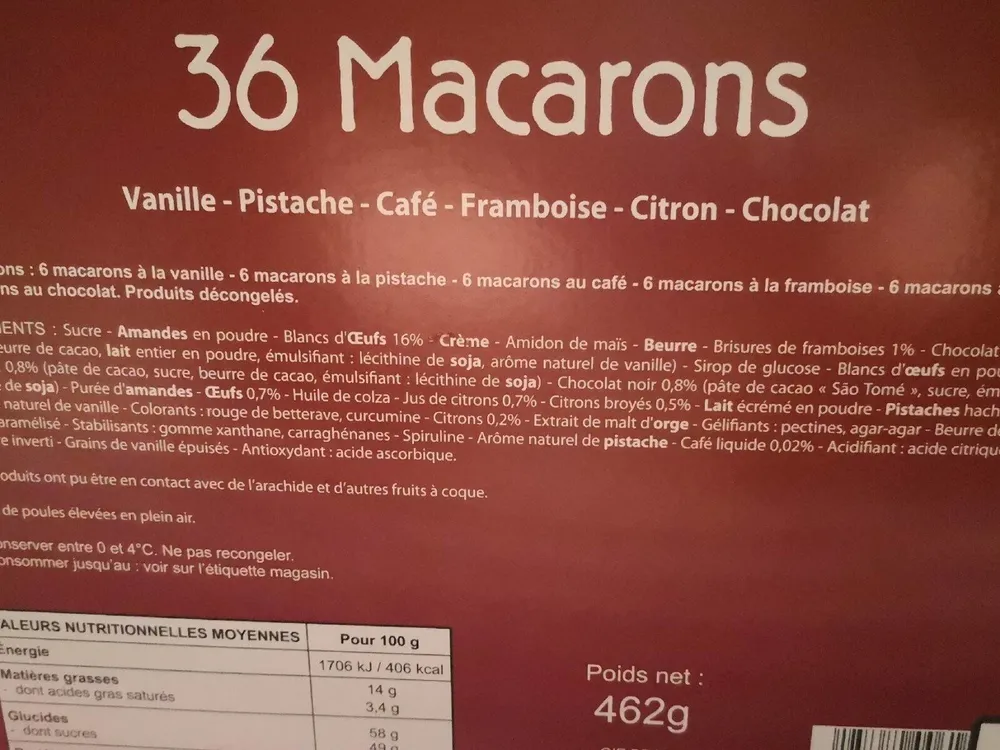 36 Macarons