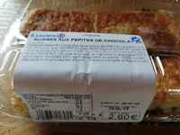 Suisses aux pépites de chocolat x4