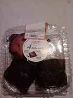 Muffin vanille / chocolat pépites x4