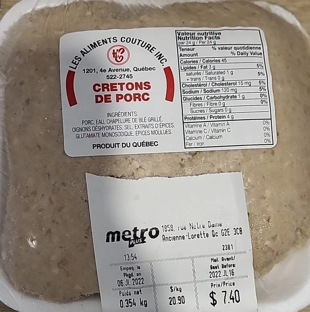 Creton de porc
