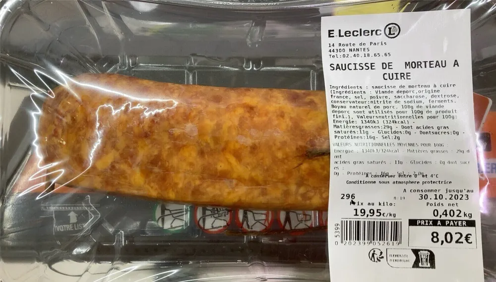 Saucisse de morteau